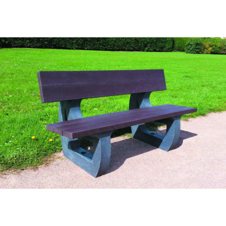 banc public recyclé BARNARD direct urbain